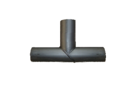 สามทางฉาก แบบเชื่อม ท่อ HDPE 40 450mm PN25