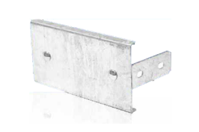 แผ่นปิดหัวท้าย เคเบิ้ลเทรย์ ชุบกัลวาไนซ์ 2mm