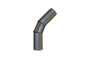 ข้องอ 60 ISO4427 แบบเชื่อม ท่อ HDPE 40 500mm PN16
