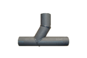 สามทางทีวาย ISO4427 แบบเชื่อม ท่อ HDPE 40 1200mm PN4