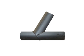 สามทางวาย 60 องศา ISO4427 แบบเชื่อม ท่อ HDPE 40 1200mm PN4